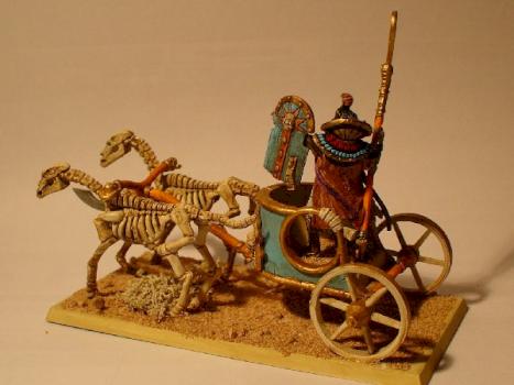 Khemri prince on chariot (back) by DuAn Ra