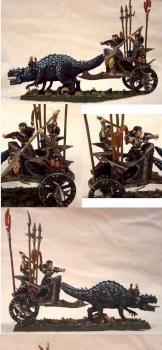 Dark Elf Cold One Chariot by Surion