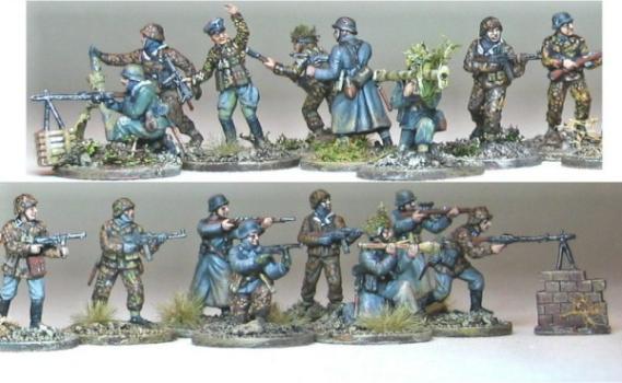 1/72 German Elite Troops WW2 in Cold Weather Clothing by T. Duerrschmidt