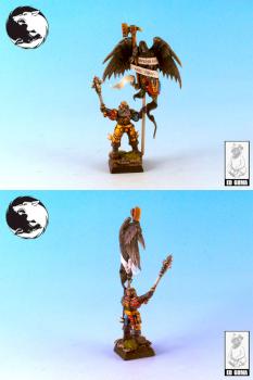 New plastic Empire army standard bearer on foot. by Fenris Studio