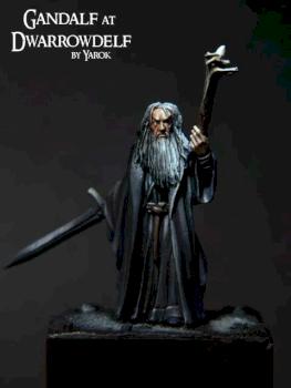 Gandalf at Dwarrowdelf by Yarok