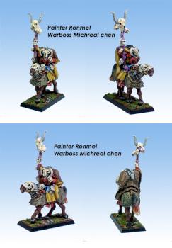 Chaos Mage on bone horse by CharlieSH