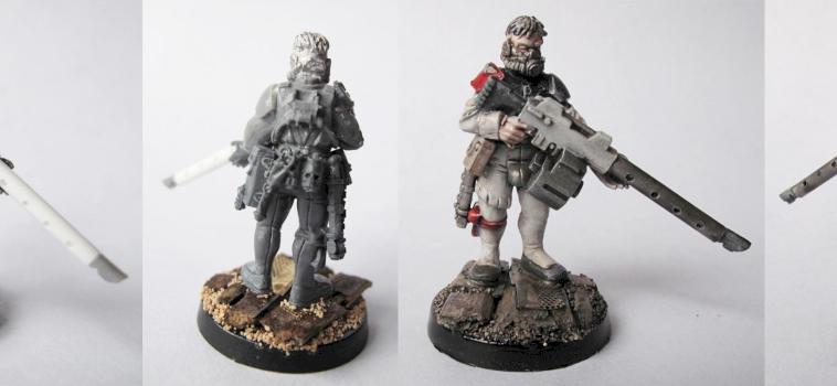 Inquisitorial Henchman / Daemonhunter Crusader by tomcra