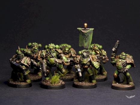 Nurgle marines by Wingsmoothpainting