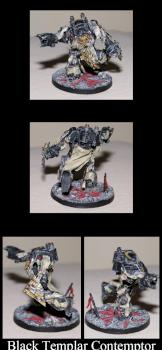 Black Templar Contemptor Dreadnought by Nuagegraphics