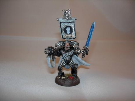 Iron Hands Space Marine Captain by optimuspyro