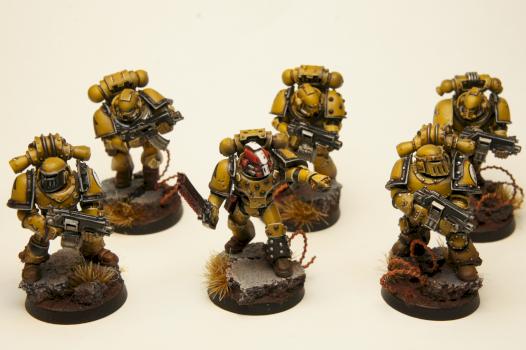 Imperial Fists squad 2 by x2painting