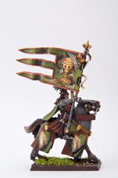 Bretonnian Grail Knight Standard Bearer by nastin