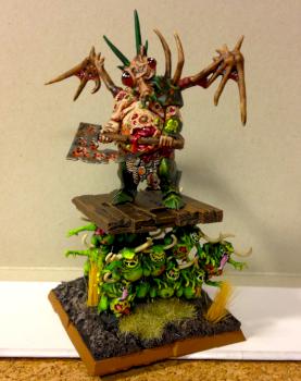 Nurgle Lord on Palanquin of Nurglings by NastyNate