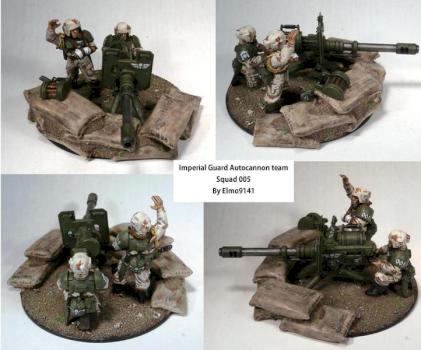 Imperial Guard Autocannon team by Elmo9141