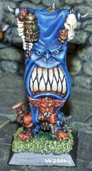 Goblin standard bearer by Daya