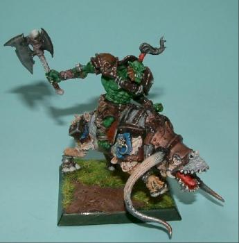 Animistic Shaman on Brontops by Helma