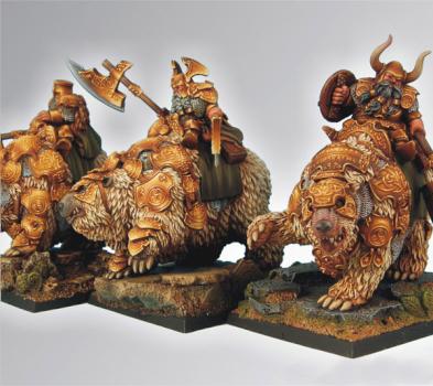 Dwarven War Bears by Scibor