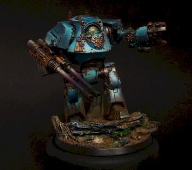 Ultramarines Conteptor Dreadnought by luk_art