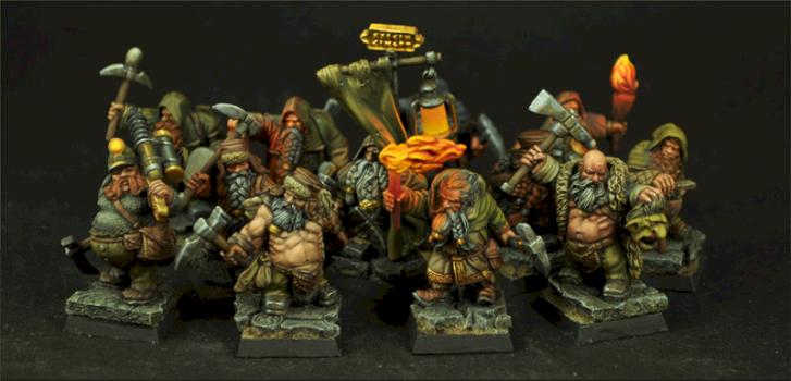 Dwarves Miners set by Scibor