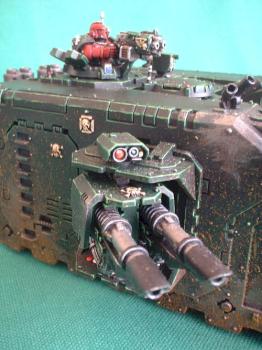 Dark Angels Land Raider (detail 1) by sammael 4
