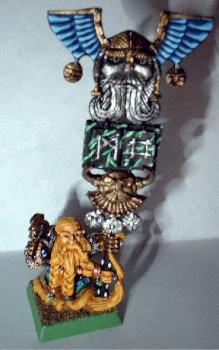 Dwarf Battle Standard Bearer by Jaime