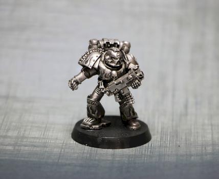 Space Marines Legion of Damned legionnaire # 1 by belgun
