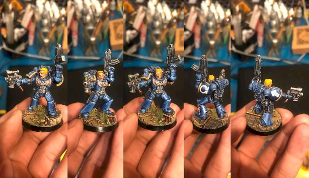 Brother Garus Ultramarine Spacemarine Warhammer 40000 by IreMoon