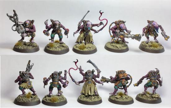 Genestealer Cults, Acolyte Hybrids by D_Gran