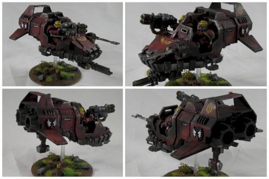 Blood Angels Land Speeder by csulli13