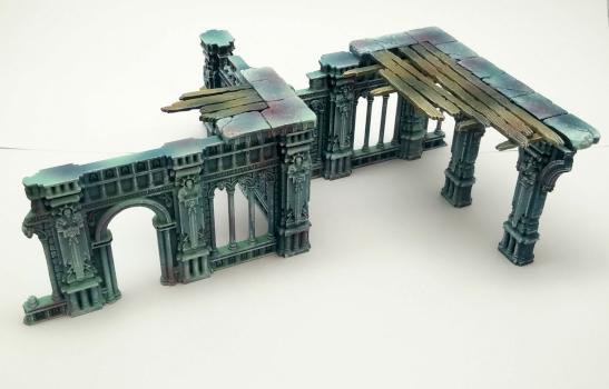 Warhammer Warcry terrain - Large Ruin by Jambot