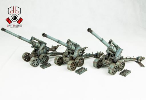 Death Korps of Krieg heavy artillery by petran