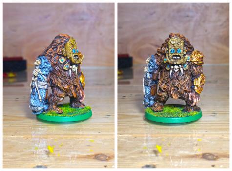 Totem Troll Punga Miniatures #bloodbowl #naf #fantasyfootbal by Miniatures Guild
