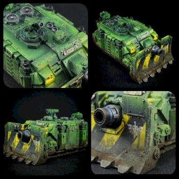 Space marine vindicator by Zitbag