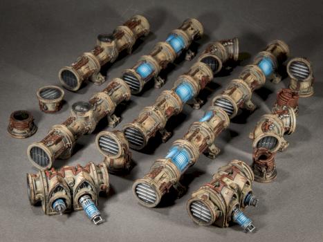 Warhammer 40k Thermic Plasma Conduits by Green_Brush