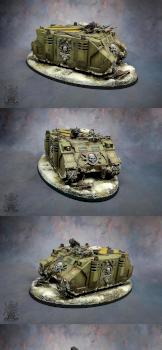 Death Guard Rhino by Feuerkind