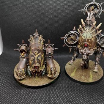 Death Guard, Bloat Drone and Myphitic Blight Hauler by Natecross1990