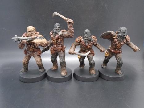 Star Wars Legion Painted Rebel Wookiee Warriors Unit Expansion by w013ejb
