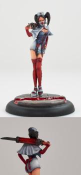 #004 Malifaux Nurse by Tom Major