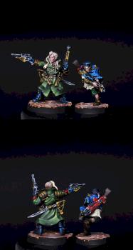 Kal Jericho and Scabs Necromunda by HooY