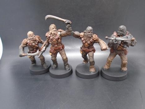 Star Wars Legion Painted Rebels Wookiee Warriors Unit Expansion 1 by w013ejb