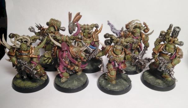 Death Guard Plague Marines by Grub