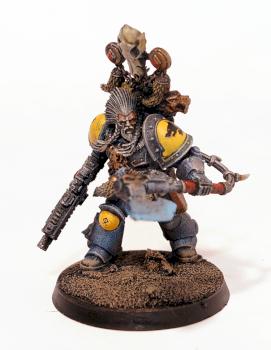 Space Wolf Primaris Battle Leader w/ Power Axe by Grim Factorum
