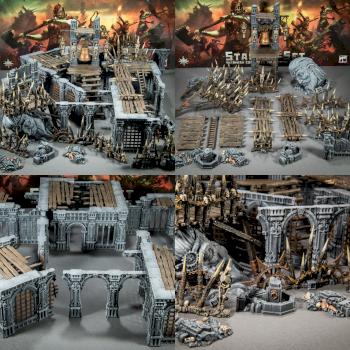 Warhammer Warcry full terrain set by Green_Brush