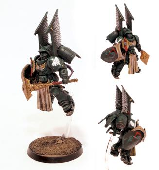 Dark Angels Converted Chapter Master w/ Jump Pack by Grim Factorum