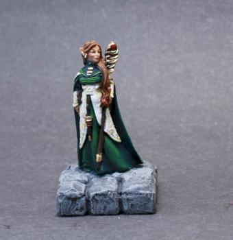 Reaper Black Bones Anthanelle, Female Elf Wizard by superbug983