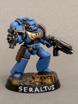 Space Marine Heroes - Ultramarine by mickdlee