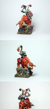 Orc Boss on Bull Converted by belgun
