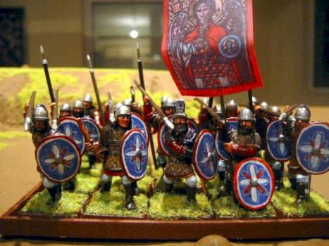 Byzantine Infantry (Skoutatoi) by Sotirios