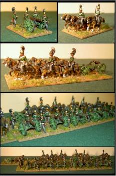 15mm  Napolionic Russian Artillery by Aftermath15mm