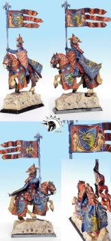 WARHAMMER Brtonnian   Standard Bearer by rene