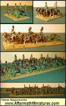 15mm Russian Artillery Napoleonic by Aftermath15mm