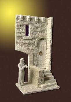 Castle gate in 54mm scale by LLminiats