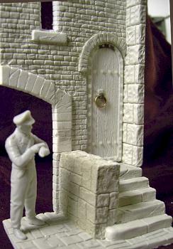 Castle gate in 54mm scale by LLminiats