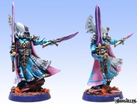 Eldar farseer (from box) by irongollem